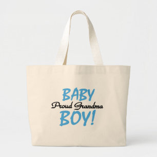 Proud Grandma Pojke T-shirts och presenter Jumbo Tygkasse