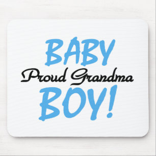 Proud Grandma Pojke T-shirts och presenter Musmatta