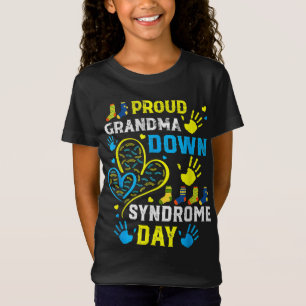 Proud Grandma T21 World Down Syndrome Awareness Da T Shirt