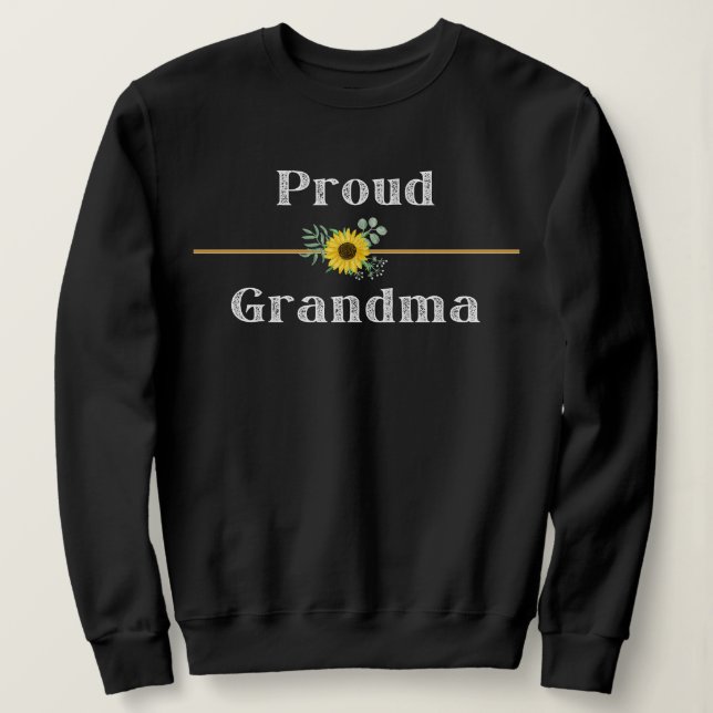 PROUD GRANDMA T SHIRT (Design framsida)
