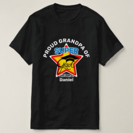 PROUD GRANDPA AV Toppen Grad-On-Mörk-redigerbar te T Shirt