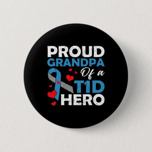 Proud Grandpa av typ 1-diabetes Hero Warrior Su Knapp