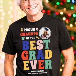 Proud Grandpa från Best Grad Aldrig Photo T Shirt