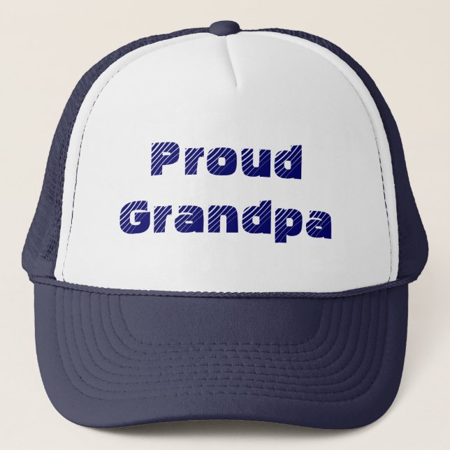 Proud Grandpa Hat Truckerkeps (Framsida)