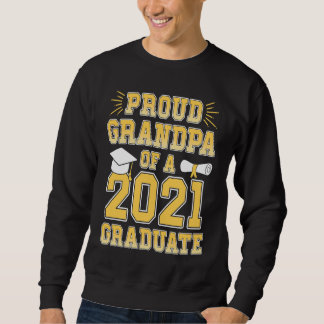 Proud Grandpa of a 2021 Graduate School Graduation Lång Ärmad Tröja