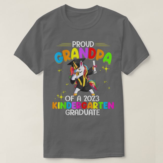 Proud Grandpa of a 2023 Kindergarten Student Unic T Shirt (Design framsida)