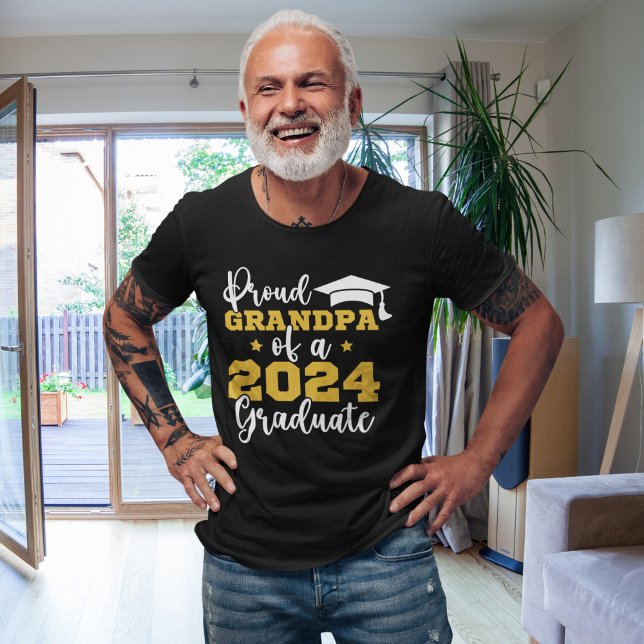 Proud Grandpa of the Graduate 2024 T Shirt (Skapare uppladdad)