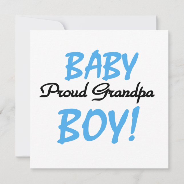 Proud Grandpa Pojke T-shirts och Gifts (Framsida)