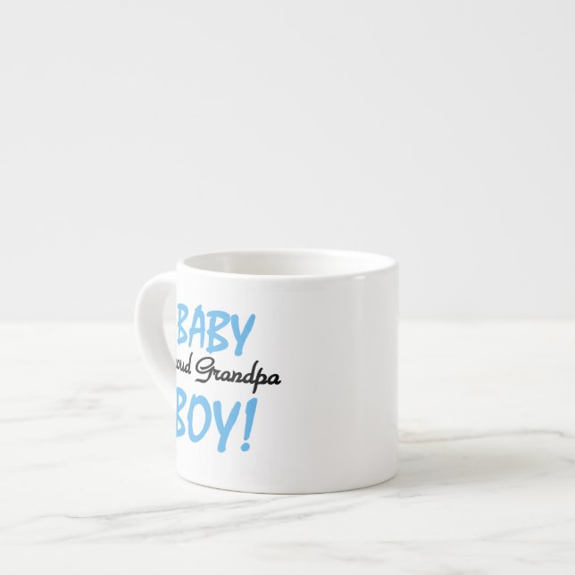 Proud Grandpa Pojke T-shirts och Gifts Espressomugg (Framsida vänster)