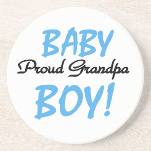 Proud Grandpa Pojke T-shirts och Gifts Underlägg Sandsten