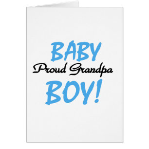 Proud Grandpa Pojke Tshirts och Gifts Hälsningskort