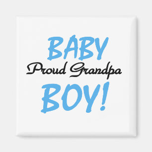 Proud Grandpa Pojke Tshirts och Gifts Magnet