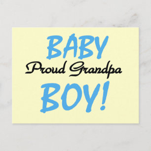Proud Grandpa Pojke Tshirts och Gifts Vykort