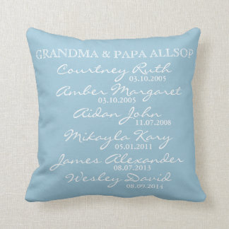 Proud Grandparent's Pillow Kudde