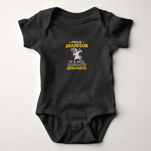 Proud Grandson 2021 Kindergarten Student Unicom T Shirt