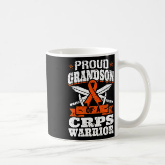 Proud Grandson of a Crps Warrior Rsd Awareness Rib Kaffemugg