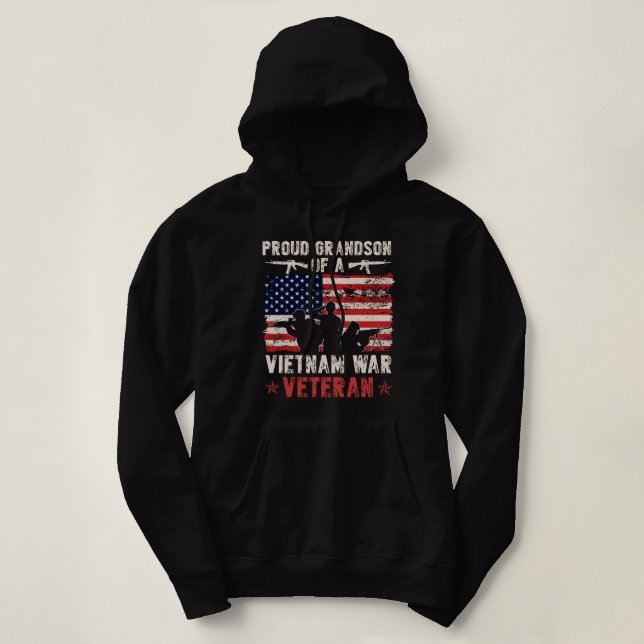 Proud Grandson of a Vietnam Veteran| Proud Vietnam T Shirt (Design framsida)