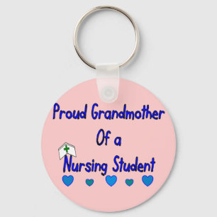 Proud Granmor Nursing Student Nyckelring