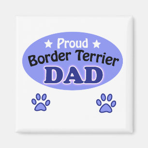 Proud Gräns Terrier pappa Magnet