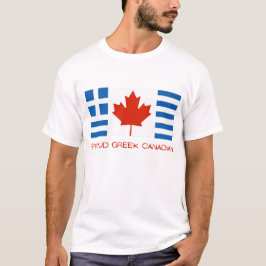 Proud Grekiska Canadian T Shirt