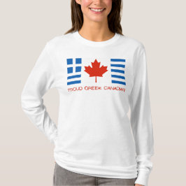 Proud Grekiska Canadian T Shirt
