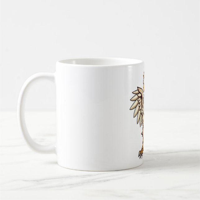Proud Griffin Kung Krona Tee Kaffemugg (Vänster)