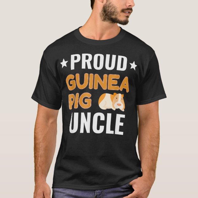 Proud Guinea Gris farbror Pet Owner Manar T Shirt (Framsida)