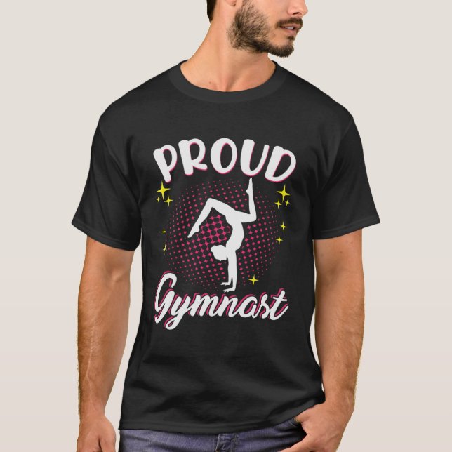 Proud Gymnast T Shirt (Framsida)