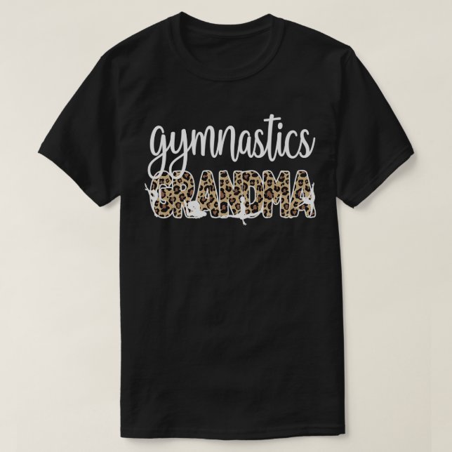 Proud Gymnastics Grandma of Gymnast Grandmor 5 T Shirt (Design framsida)