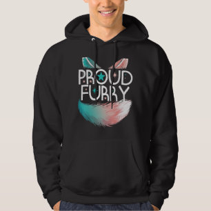 Proud Hårig Fandom Cosplay Animal Lover Hårig Fu Hoodie