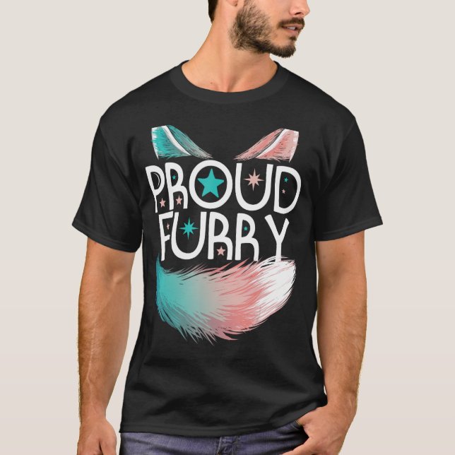 Proud Hårig Fandom Cosplay Animal Lover Hårig Fu T Shirt (Framsida)