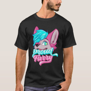 Proud Hårig Fandom Cosplay Animal Lover Hårig Fu T Shirt