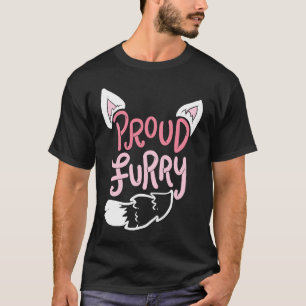 Proud Hårig Svan och Öron Cosplay T Shirt