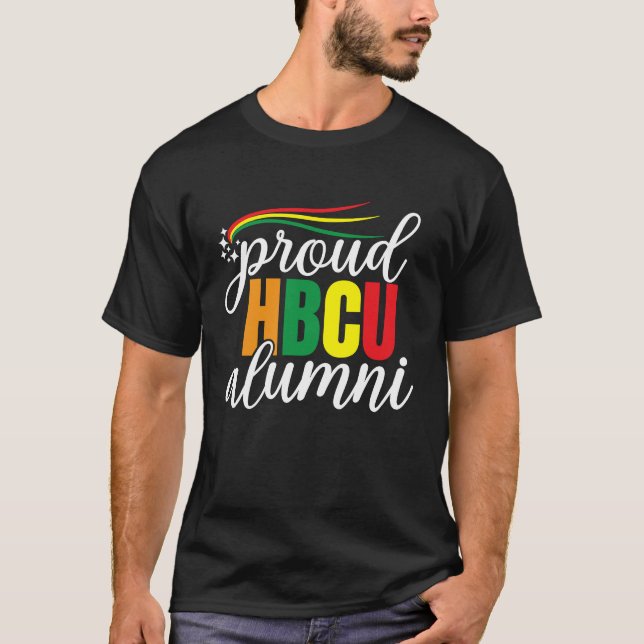 Proud HBCU Alumni Black Education Black Leader Afr T Shirt (Framsida)