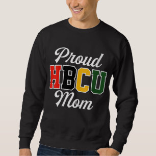Proud HBCU Mamma Black College och Universiteten M Lång Ärmad Tröja