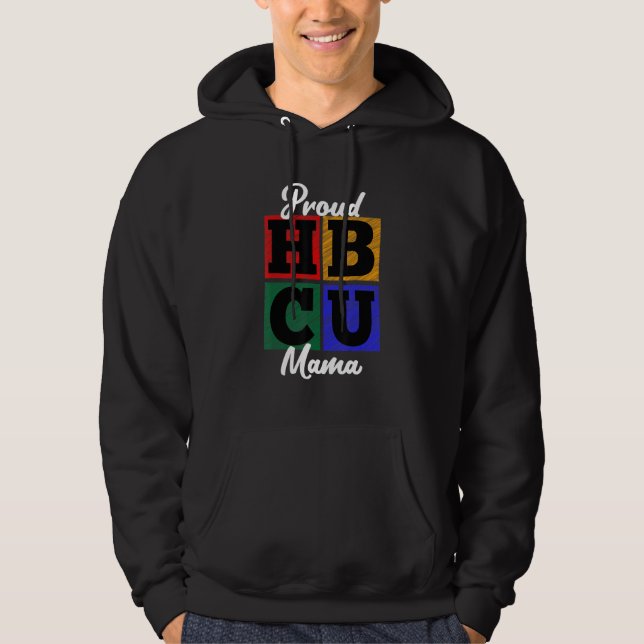 Proud HBCU Mom Vintage Hoodie (Framsida)