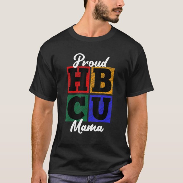 Proud HBCU Mom Vintage T Shirt (Framsida)