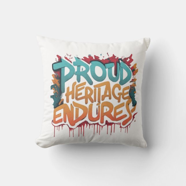 Proud Heritage Endures Kudde (Framsida)