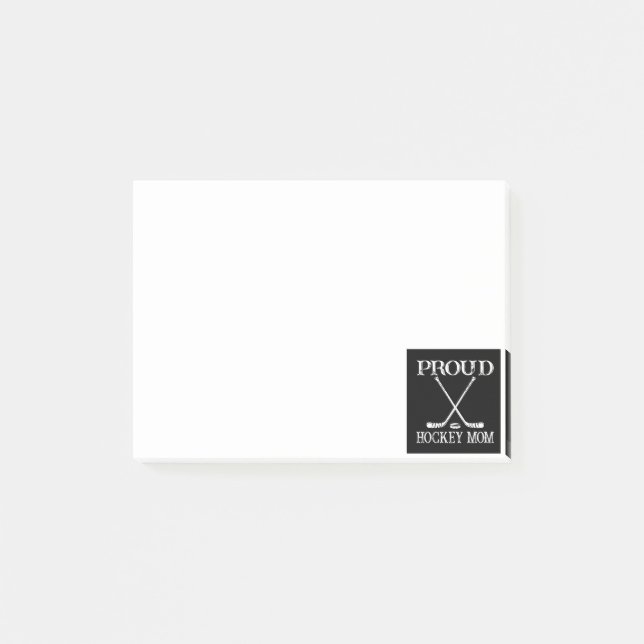 Proud Hockey Mamma Post-it Notes Block (Framsida)