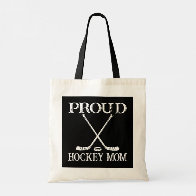 Proud Hockey Mamma Tygkasse (Baksida)