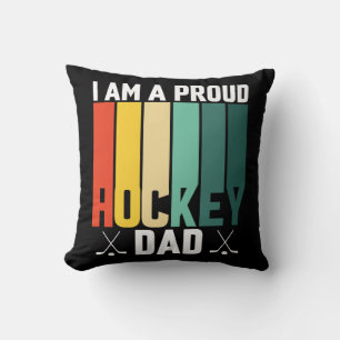 Proud Hockey Pappa Kudde