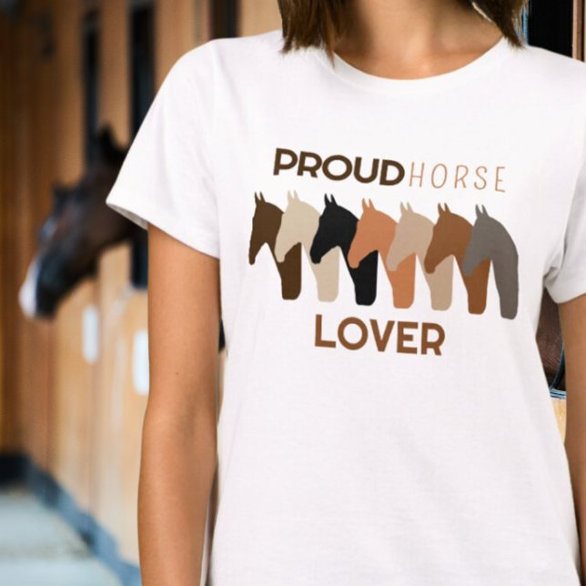 Proud HORSE LOVER T-Shirt (Skapare uppladdad)