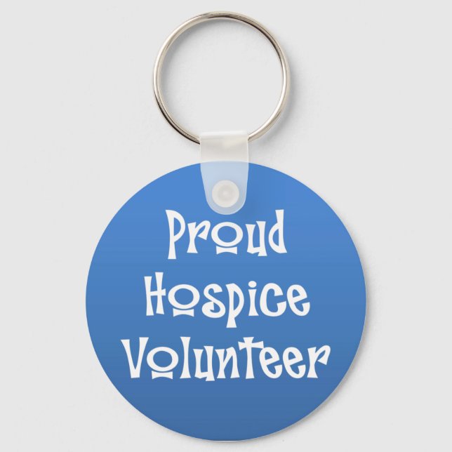 Proud Hospice Volunteer Nyckelring (Framsida)