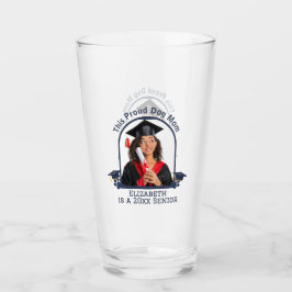 Proud Hund är en Senior - Anpassningsbar Studenten Glaskopp