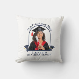 Proud Hund är en Senior - Anpassningsbar Studenten Kudde