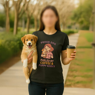 Proud Hund Mamma - Cute Funny Djurälskare T-Shirt