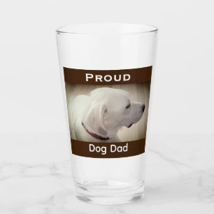 Proud Hund Pappa Mörk Brown Glaskopp