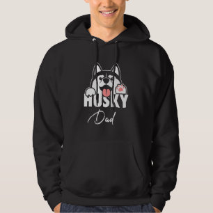Proud Husky Siberian Pappa Hoodie