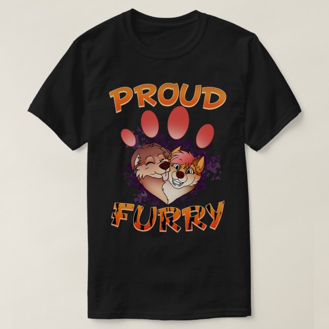 Proud I Hårig Cosplay Fandom 10 T Shirt (Design framsida)
