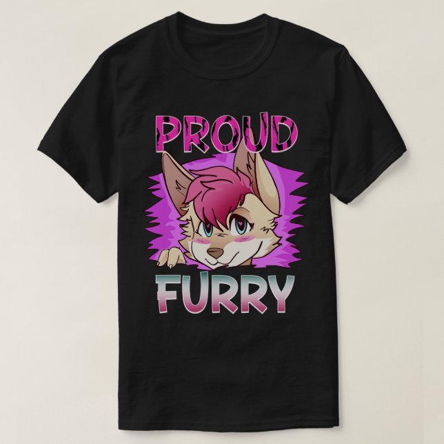 Proud I Hårig Cosplay Fandom 15 T Shirt (Design framsida)